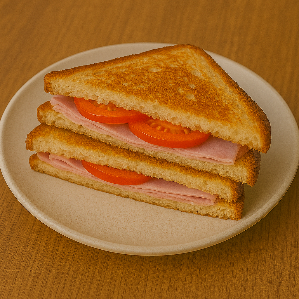 Ham Cheese & Tomato Toastie